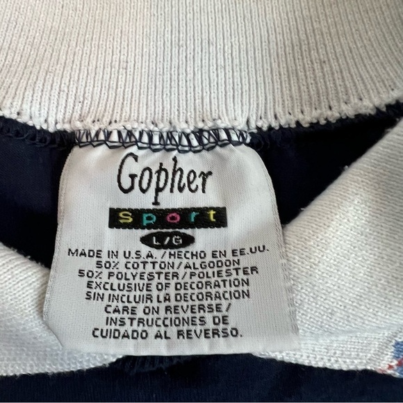 Gopher Sport Vintage Golf Shirt Large - Picture 5 of 7